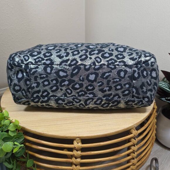 Coach Ashley Ocelot-Print Gallery Style East West Shoulder Bag + Matching Wallet - Picture 6 of 16